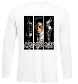 Лонгслив This is it Michael Jackson Белый фото