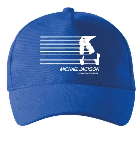 Кепка King of pop forever Яскраво-синій фото