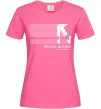 Жіноча футболка King of pop forever Яскраво-рожевий фото