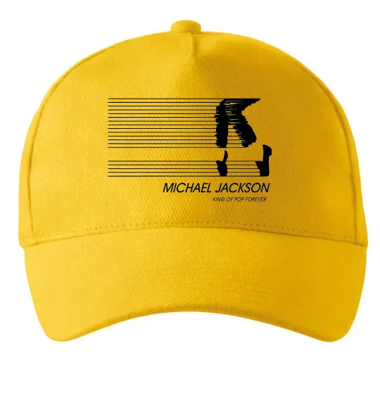 Кепка King of pop forever Сонячно жовтий фото