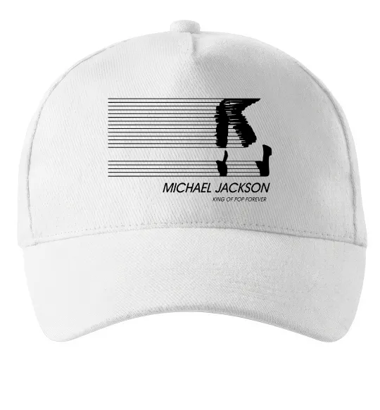 Кепка King of pop forever Білий фото