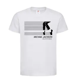 Детская футболка King of pop forever Белый фото