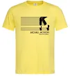 Чоловіча футболка King of pop forever Лимонний Чоловіча футболка King of pop forever Лимонний фото