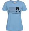Жіноча футболка King of pop forever Блакитний фото