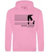 Чоловіча толстовка (худі) King of pop forever Рожевий Чоловіча толстовка (худі) King of pop forever Рожевий фото