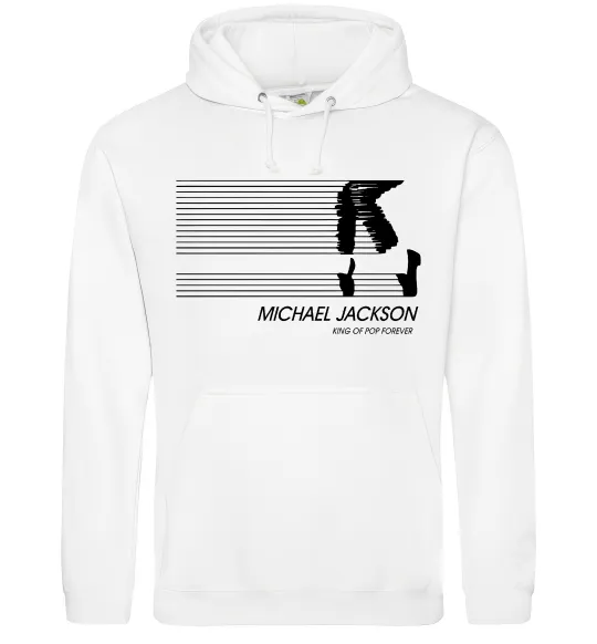 Жіноча толстовка (худі) King of pop forever Білий фото