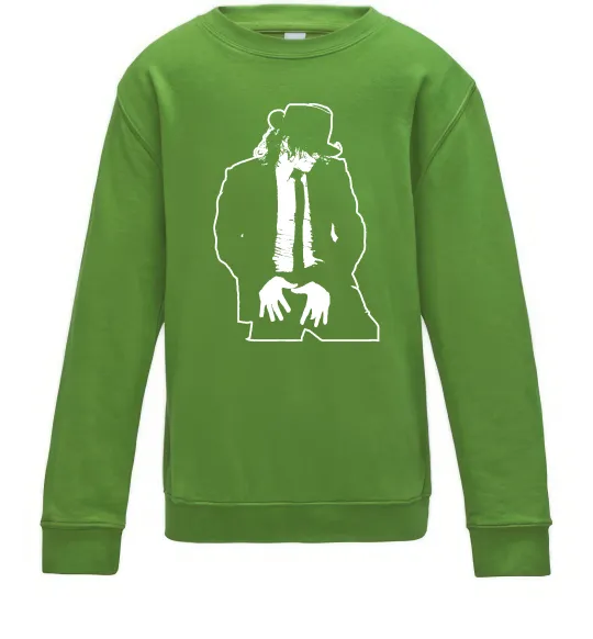 Дитячий світшот Майкл Джексон Лаймовий фото