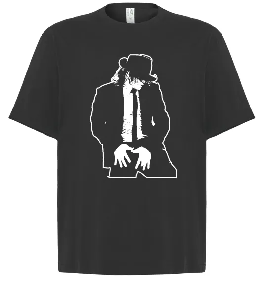 Футболка Оверсайз Майкл Джексон Чорний фото