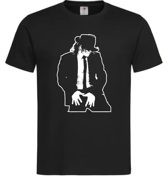 Чоловіча футболка Майкл Джексон Чорний фото