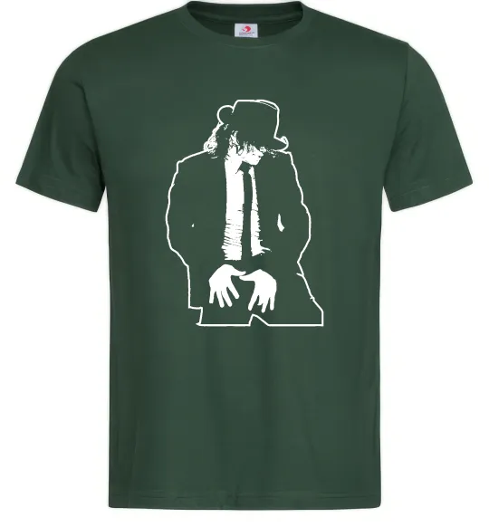 Чоловіча футболка Майкл Джексон Темно-зелений фото