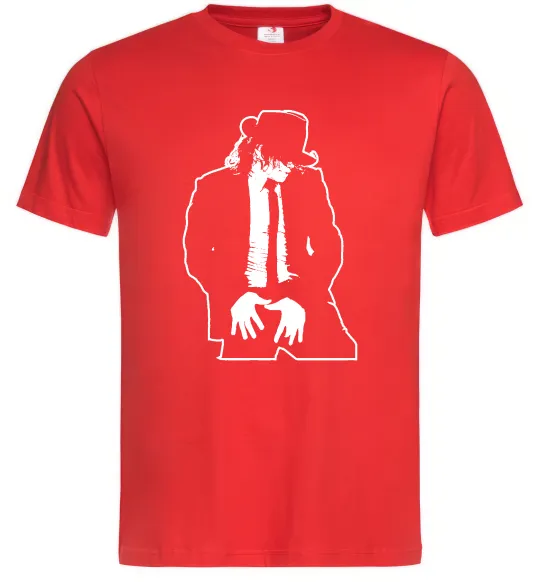 Чоловіча футболка Майкл Джексон Червоний фото