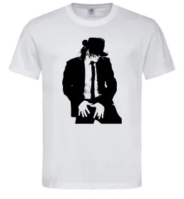 Чоловіча футболка Майкл Джексон Білий фото