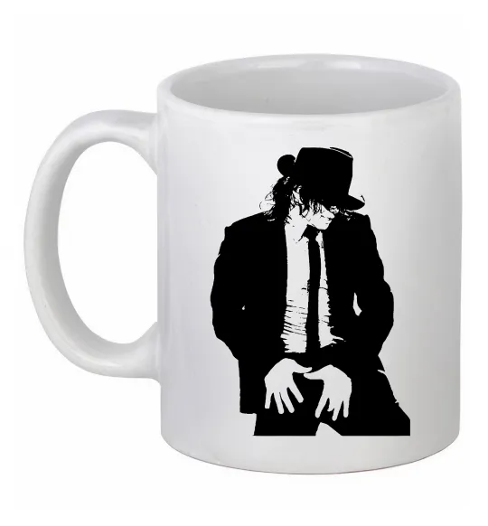 Чашка керамічна Майкл Джексон Білий фото