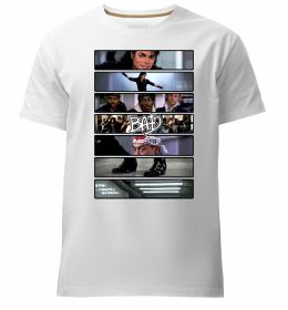 Мужская премиум футболка Bad Michael Jackson колаж Мужская премиум футболка Bad Michael Jackson колаж