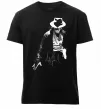 Чоловіча преміум футболка Michael Jackson Autograph Чорний Чоловіча преміум футболка Michael Jackson Autograph Чорний фото