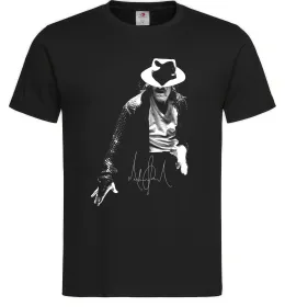 Чоловіча футболка Michael Jackson Autograph Чорний фото