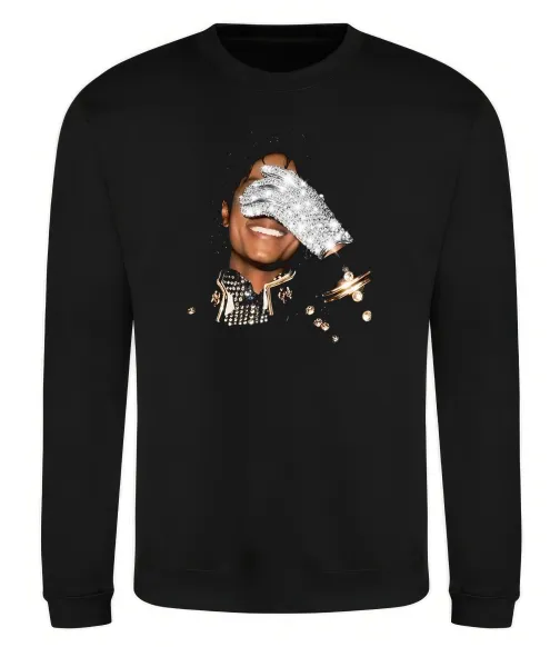 Світшот Michael Jackson smile Чорний фото