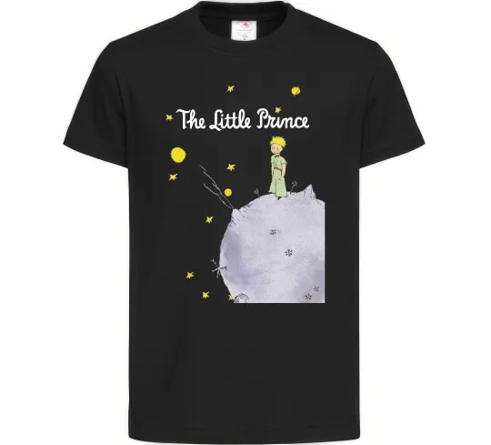 Детская футболка The Little Prince Черный фото