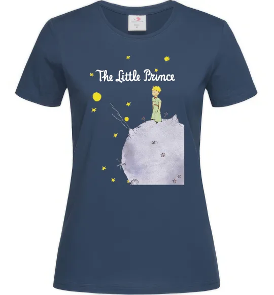 Женская футболка The Little Prince Темно-синий фото