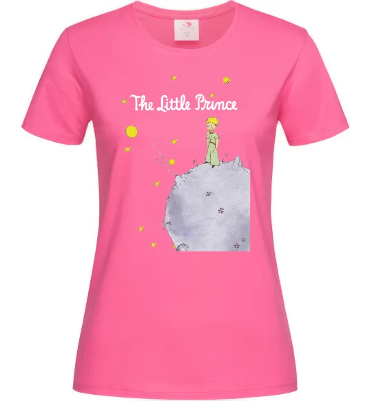 Женская футболка The Little Prince Ярко-розовый фото