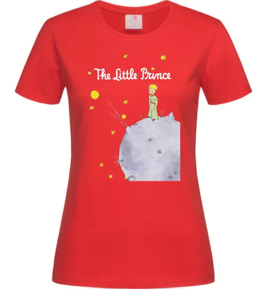Женская футболка The Little Prince Красный фото