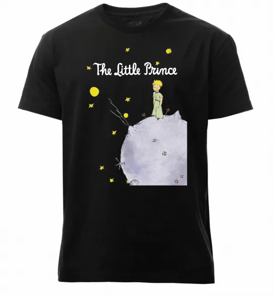 Мужская премиум футболка The Little Prince Черный фото