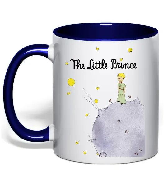 Чашка с цветной ручкой The Little Prince Глубокий темно-синий фото