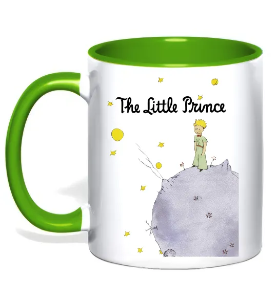 Чашка с цветной ручкой The Little Prince Лаймовый фото