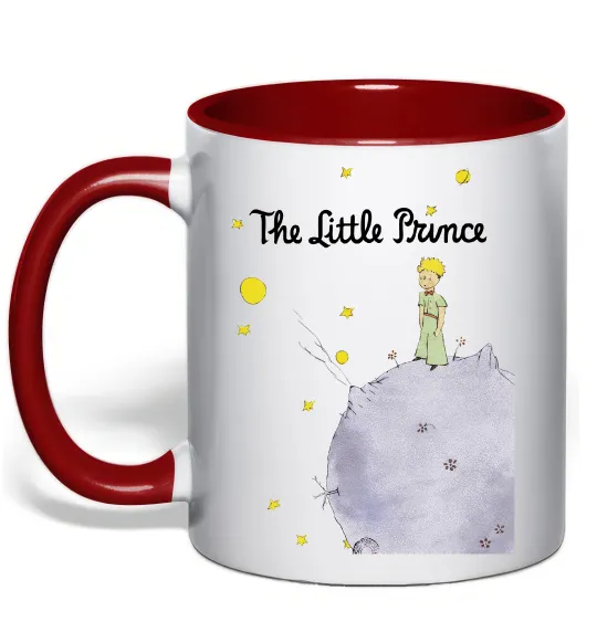 Чашка с цветной ручкой The Little Prince Красный фото