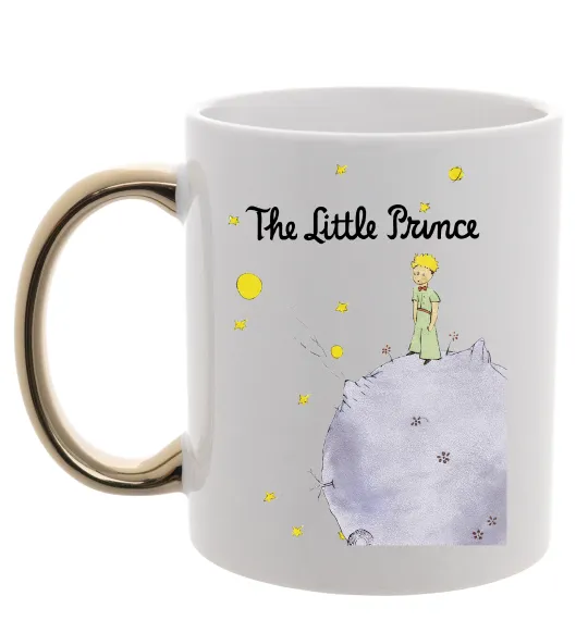 Чашка с цветной ручкой The Little Prince Золото фото