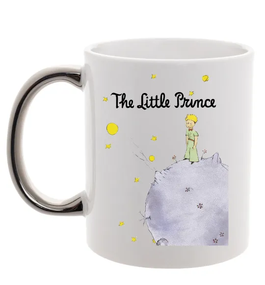 Чашка с цветной ручкой The Little Prince Серебро фото