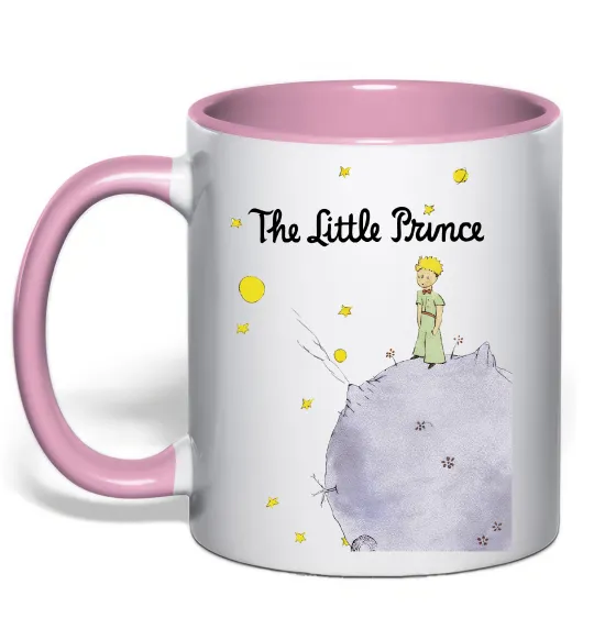 Чашка с цветной ручкой The Little Prince Нежно розовый фото