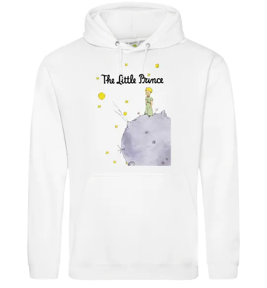 Мужская толстовка (худи) The Little Prince Белый фото
