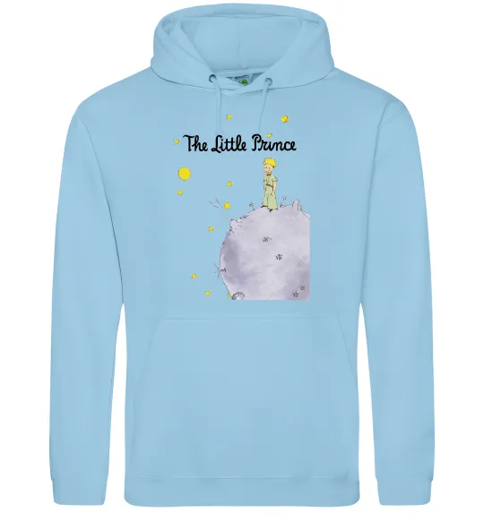 Жіноча толстовка (худі) The Little Prince Блакитний фото