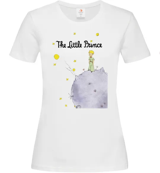 Женская футболка The Little Prince Белый фото