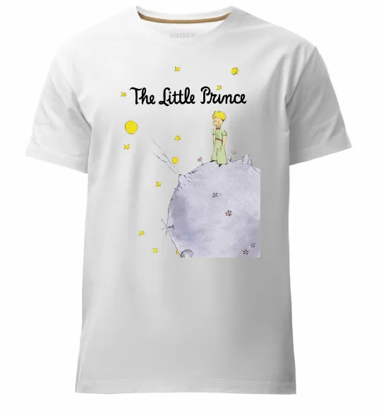 Мужская премиум футболка The Little Prince Белый фото