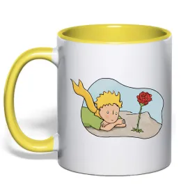 Чашка с цветной ручкой Чашка с цветной ручкой