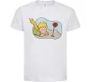 Детская футболка Маленький принц з квіткою Белый Детская футболка Маленький принц з квіткою Белый фото