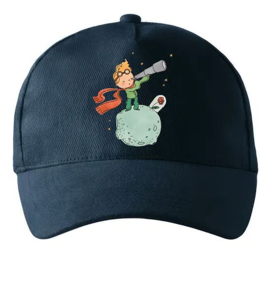 Кепка Маленький Принц з підзорною трубою Темно-синий фото