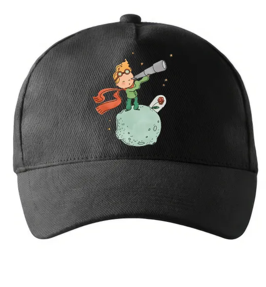 Кепка Маленький Принц з підзорною трубою Черный фото