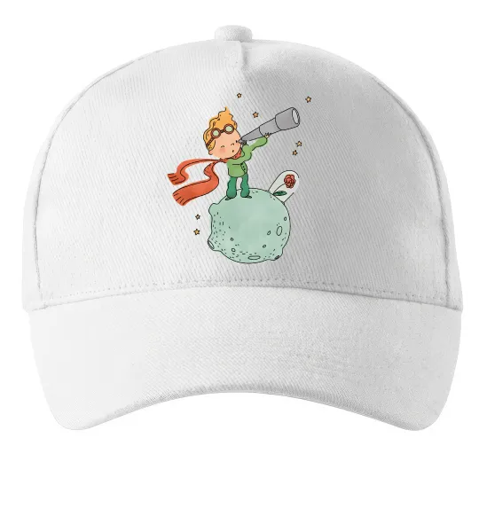 Кепка Маленький Принц з підзорною трубою Белый фото
