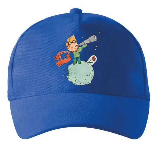 Кепка Маленький Принц з підзорною трубою Ярко-синий фото
