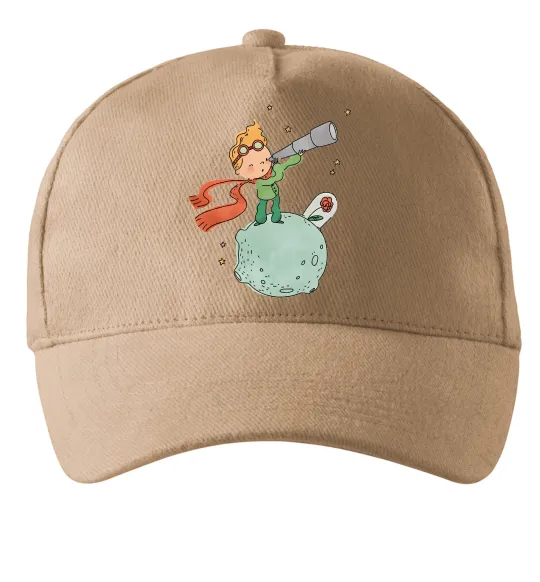 Кепка Маленький Принц з підзорною трубою Песочный фото