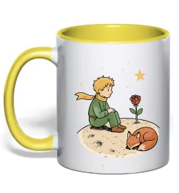 Чашка с цветной ручкой Чашка с цветной ручкой