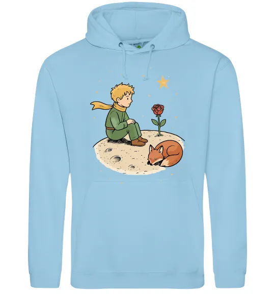 Мужская толстовка (худи) Маленький принц на планеті Голубой фото