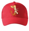 Кепка Маленький принц з лисом та квіткою Червоний фото