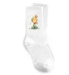 Шкарпетки Маленький Принц в короні Білий фото