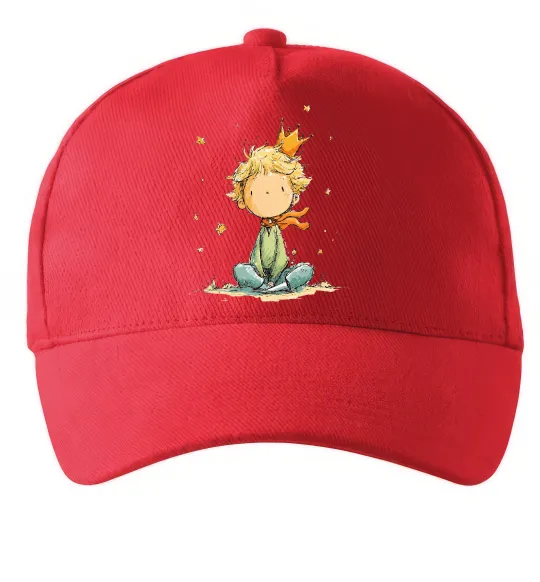 Кепка Маленький Принц в короні Червоний фото