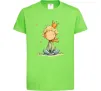 Дитяча футболка Маленький Принц в короні Лаймовий фото