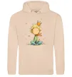 Жіноча толстовка (худі) Маленький Принц в короні Пісочний Жіноча толстовка (худі) Маленький Принц в короні Пісочний фото